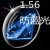 紫色印花折疊非球面防藍光近視鏡   $823 